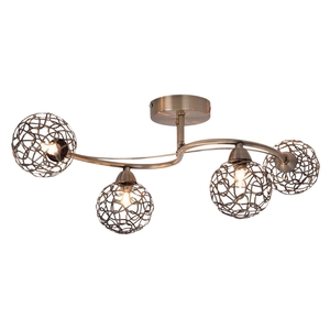 Ronda 4 Light with Mesh Ball Shade